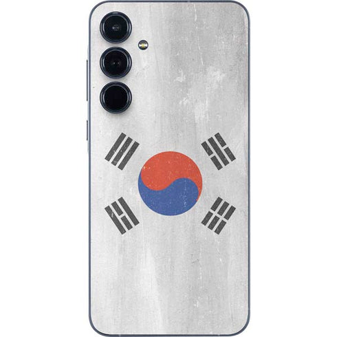 South Korean Flag Distressed Galaxy A55 5G Skin